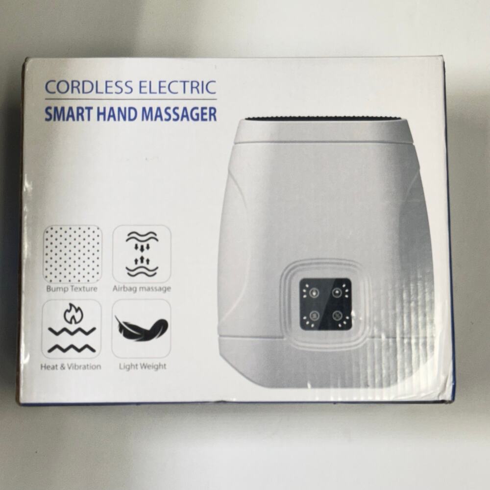 Cordless Smart Hand Massager with Heat & Vibration